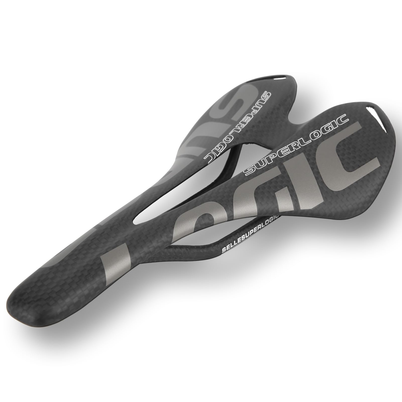 MTB Bike Carbon Saddle Shockproof Matt Bike Cushion Lightweight Full Carbon Fiber Road Bicycle Saddle Cushion for Mountain Biking Road Cycling