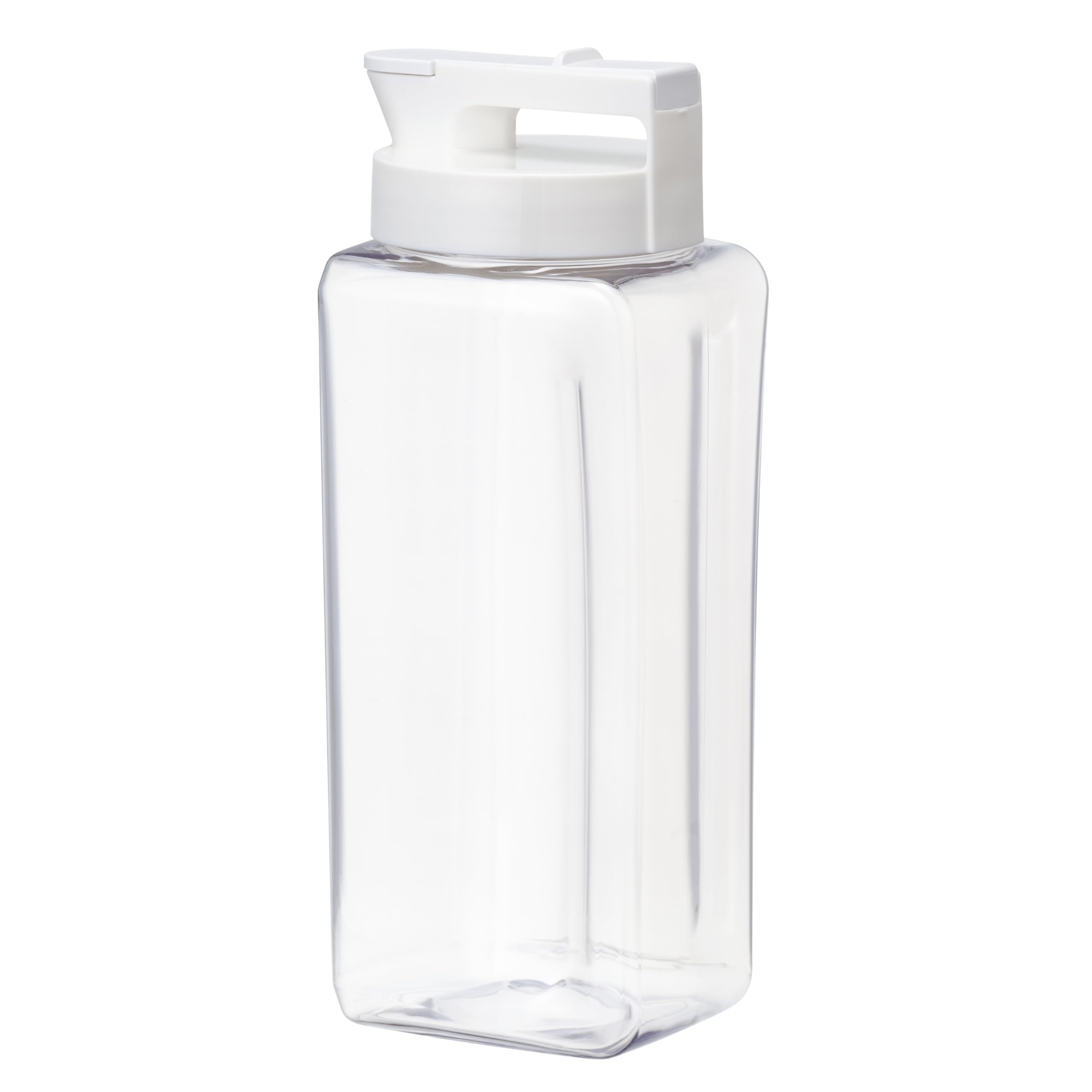 岩崎工業 ラストロウェア 冷水筒 スマート ピッチャー 2.1L 日本製 耐熱 縦横置き 麦茶ポット 水出しコーヒー 麦茶ボトル 冷水ポット お茶ポット 水出し ウォーター 冷茶 ボトル ジャグ 熱湯可 横置き ホワイト 広口 K-1280 WH商品画像