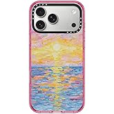 CASETiFY Impact iPhone 17 Pro Max Case [Slim/Compatible with Magsafe / 8.2 ft. 4X Military Grade Drop Protection] - Frosted Sunset - Pink