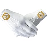 Imasoner Freemason White Cotton Gloves