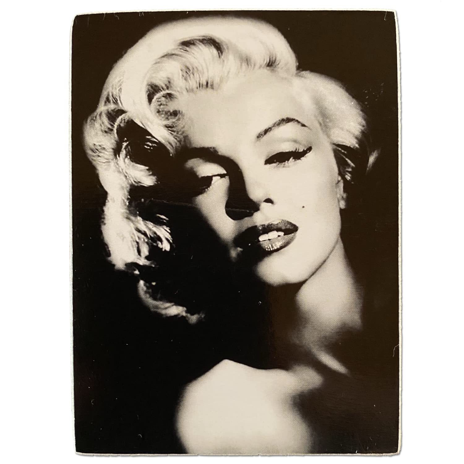 Kustom Art Magnet (magnet) Series Famous Actors Marilyn Monroe Vintage Style for Refrigerator/Garage/Bar Print on Wood 10x6cm