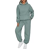 KANSOON Sweatsuits for Women Set 2 Piece Outfits Long Sleeve Hoodie Oversized Sweatshirt Jogger Pants Casual Tracksuit Sets