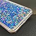 iPhone 6 Plus Case,Crazy Panda® 3D Creative Liquid Glitter Design iPhone 6 Plus Liquid Quicksand Bling Adorable flowing Floating Moving Shine Glitter Case iPhone 6 Plus/6S Plus - Blue Diamonds
