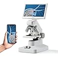 TOMLOV DM301 Pro Biological Microscope 1200X – 7” LCD Digital Microscope with USB & HDMI Output, Compatible with iPhone, Android, Mac & Windows – Great for Adults, Kids Hobby Use & STEM Learning