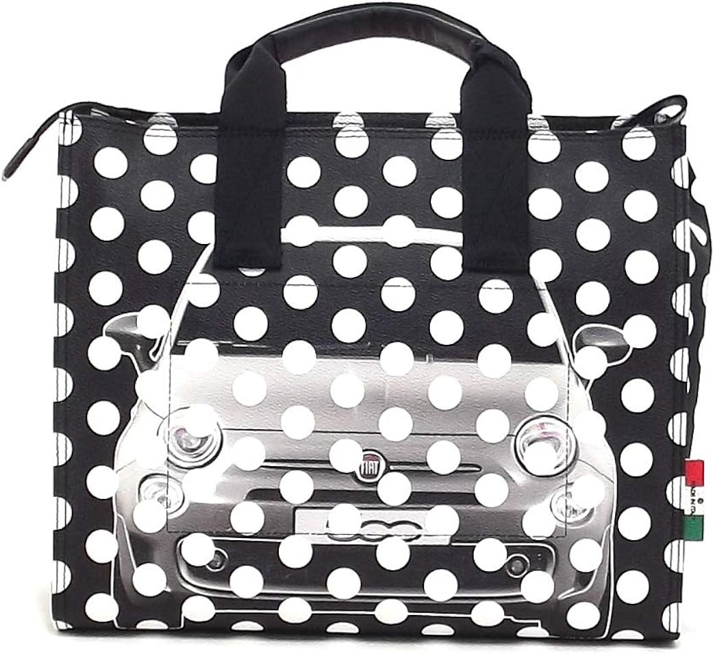 GABS Fiat 500 Lima Bustina Donna F000620ND X1295 C5001 Pois Giallo Borse  com Scarpe e borse