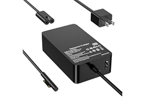 New 65W Surface Pro Charger Compatible with Microsoft Surface Pro 11,10, 9, 8, 7+, 6, 5, 4, 3, X, Windows Surface Laptop 6, 5