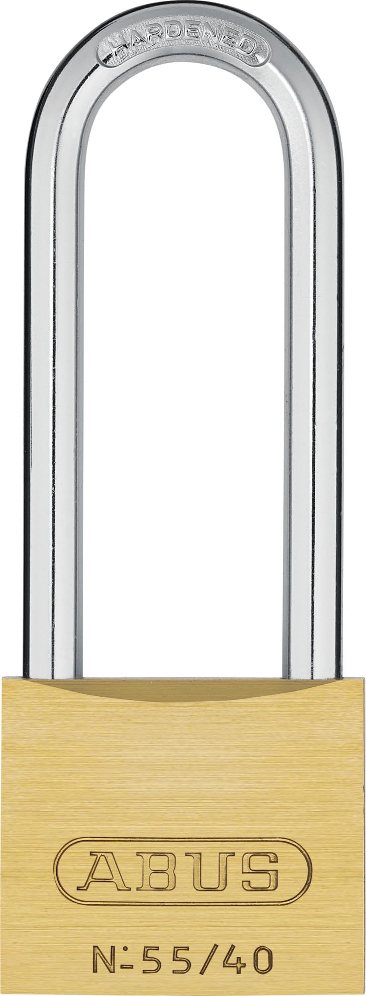 ABUS Brass Padlock 55/40HB63 – Durable, Weather-Resistant Security Lock, Corrosion-Resistant, Ideal for Indoor and Outdoor Use