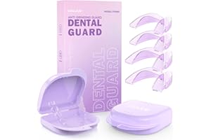Litlcutie Mouth Guard for Women,2 Sizes (4 Pack) Mouth Guard for Grinding Teeth at Night,Night Guards for Sleeping