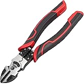 CINLIN 3-in-1 Diagonal Cutting Pliers, 7.5" Multifunction Heavy Duty Side-Cutting/Stripping/Crinmping function, Wire Cutters with Ergonomic Handle for Electricians and Homes.CIN-DC1 Pliers