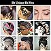 Hair Engraving, MagiForet Hair Tattoo Pen, Hair Razor Pen, Hair Tatoo Trim Styling Face Eyebrow Shaping Device, Hair Engraving Shaver Pen + 10 Blades + Tweezers for Men Women Teens (Black)