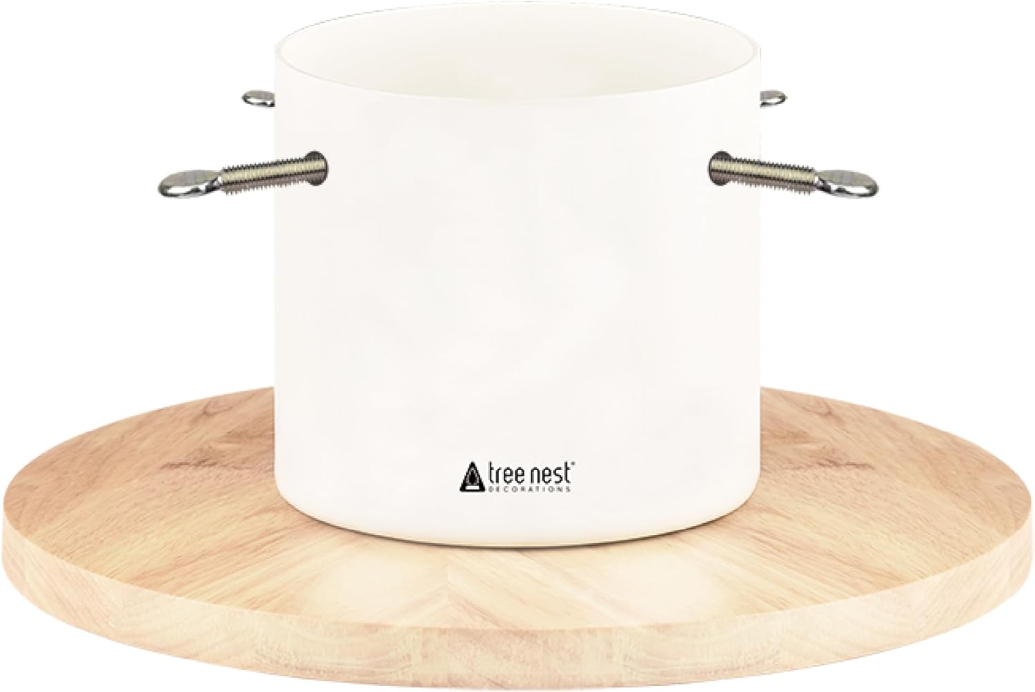 Tree Stands - Christmas Tree Stand Base Mini Christmas Tree Holder Xmas Tree Stand Base for 5ft Tabletop Modern Christmas Small Tree Xmas Tree Decoration (Moonlight,White)