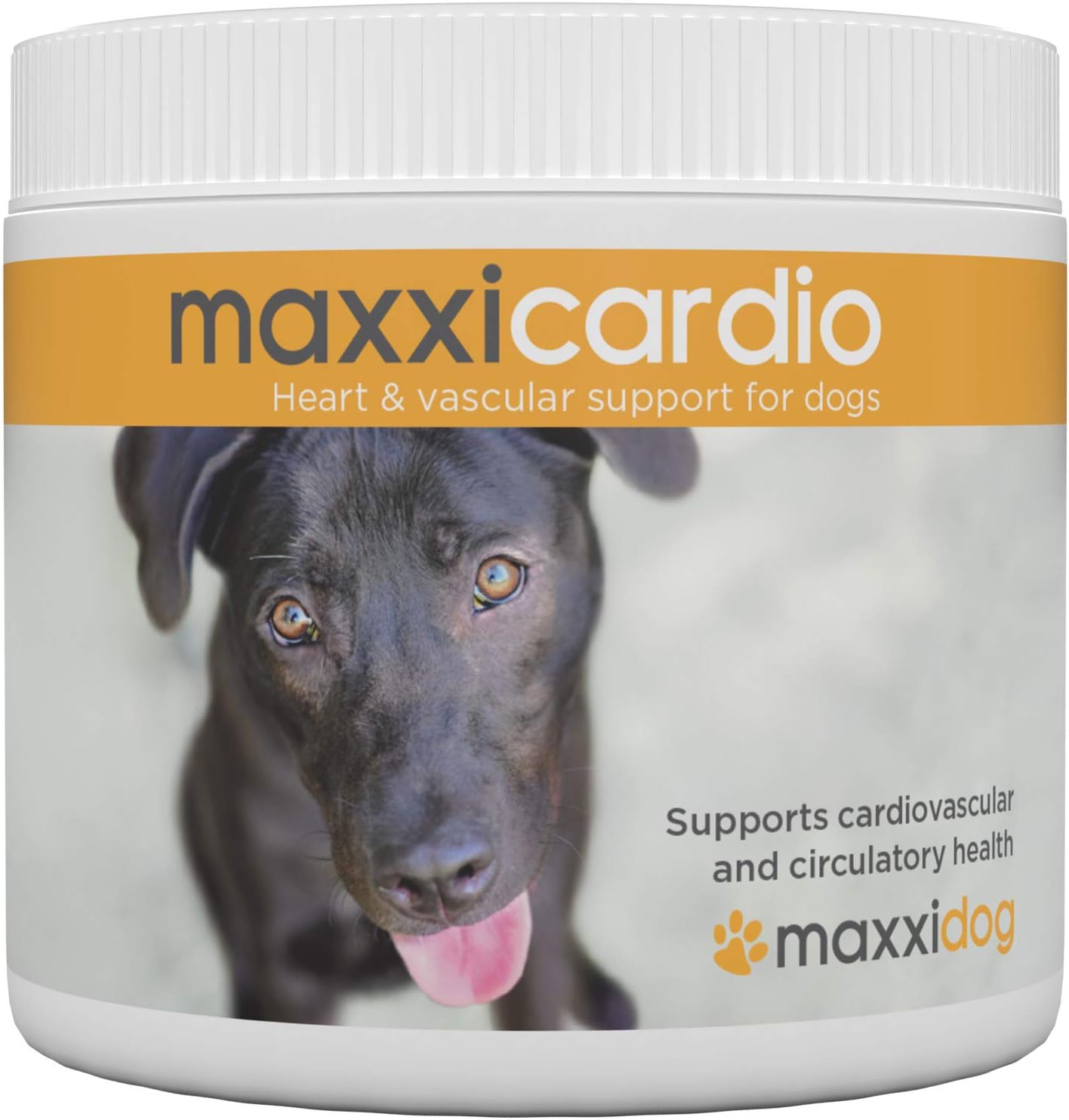 maxxicardio Heart & Circulation Supplement for Dogs, Taurine, L‑Carnitine, Hawthorn & Ginkgo