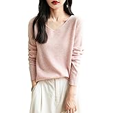 Chanyarn Women's 100% Merino Wool V Neck Sweater 2025 First-Line Ready to Wear Casual Long Sleeve Seamless Knit Sweater