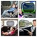 Finduat Car Window Shade -19 Inch x 12 Inch Cling Sunshade for Car Windows - Sun, Glare and Uv Rays Protection for Your Child - Baby Kids Passengers Travel Glare Protector(2 Pack)