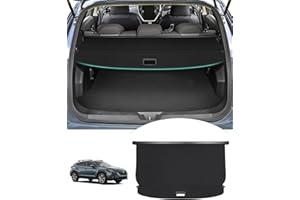 Powerty Cargo Cover for 2024 2025 2026 Subaru Crosstrek Base/Premium Accessories Trunk Cover Retractable Trunk Shielding Shade Cargo Luggage Cover Black