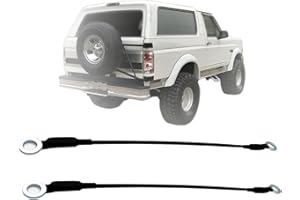 AUTO PARTS AVENUE APA Replacement Tailgate Cable Support Cable 18'' for 1978-1996 Bronco Pair FO1918106 D20Z7143052A E3TZ9843052A E3TZ9843053A