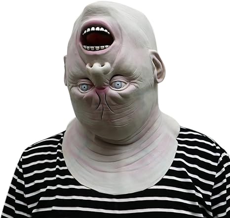 Amazon Uubik ホラー 怪談 ハロウィン仮装グッズ 被り物 マスク 怖い 化け物 妖怪 鬼 怪しい 倒れた ラテックス製 仮面 コスプレ いたずら お面 変装小物 おもしろ コミケ 演劇 お祭り Uubik ホラー 怪談 ハロウィン仮装グッズ 被り物 マスク