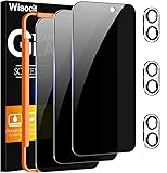 Wiaocit 3 Pack Tempered Glass Privacy Screen