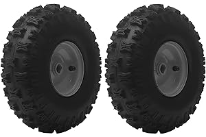 BILLNE Snow Blower Tires Compatible With For M-td 934-04282B Snow Tires Snow Thrower Wheel Assembly,Replacement Large Ground Snow Blower Wheels (2 Pack)