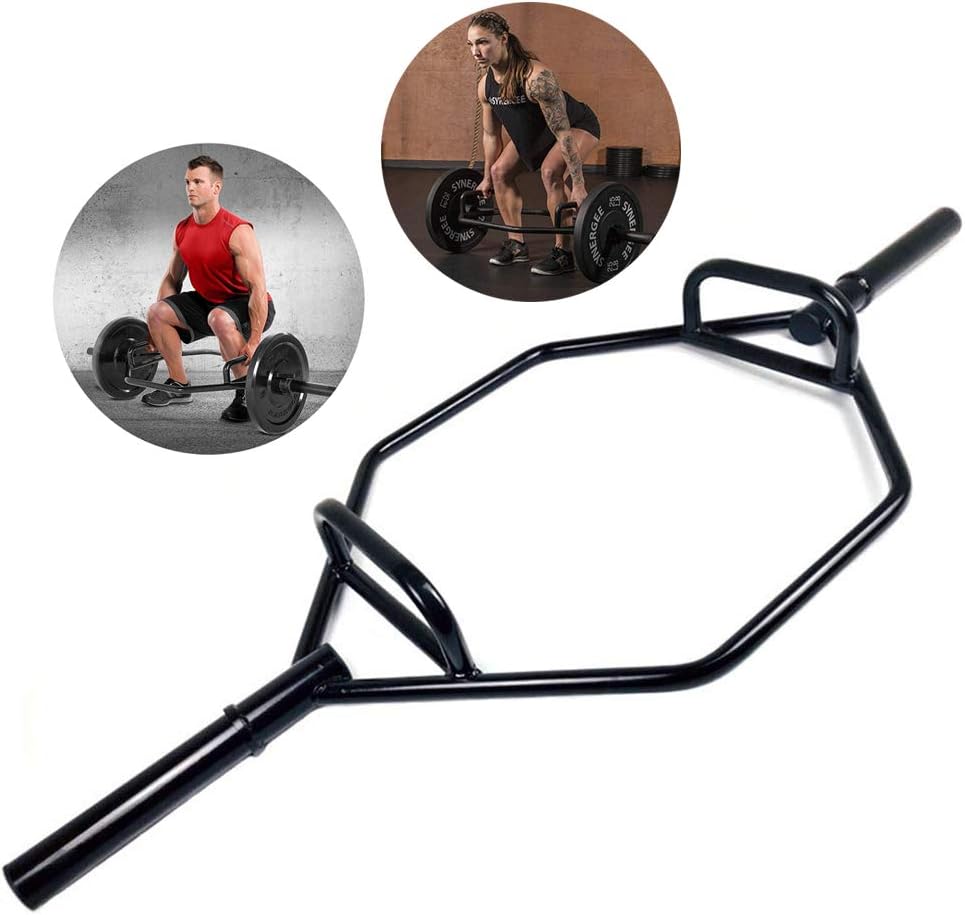 LIJJY Suitable For Weightlifting And Bodybuilding Professional Ring Hex Sleeve, Seamlessly Welded 3-Layer Circlip Ideal Barbell Fitting, Carrying Capacity 120 kg