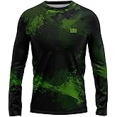 Made in USA Fishing Shirts for Men Long Sleeve Lightweight Dri Fit UPF 40+ Sun Protection Quick Dry Running Hiking Tshirts