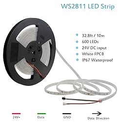 ALITOVE WS2811 Addressable RGB LED Strip Light 24V