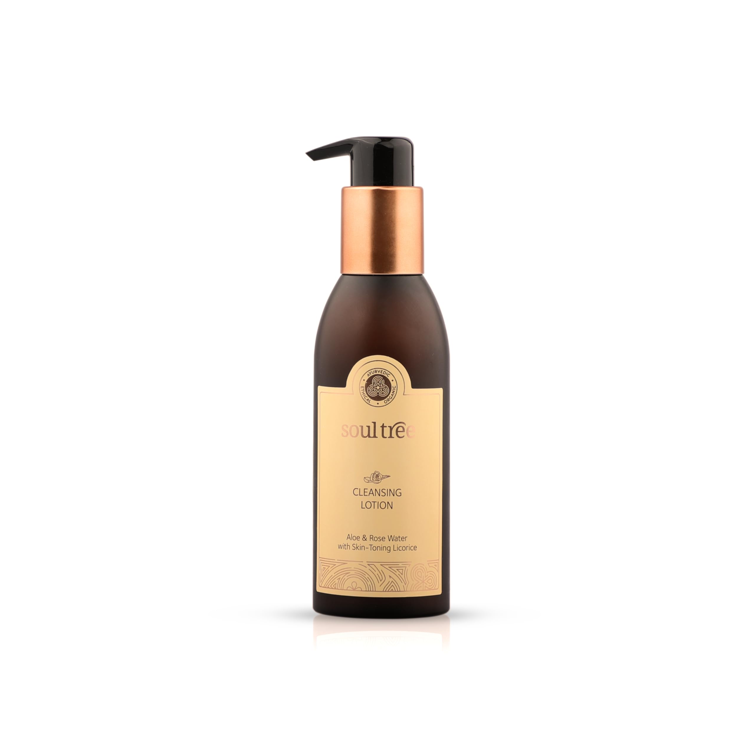 SoulTree Cleansing Lotion Aloe & Rose Water With Skin Toning Licorice, 150 ml