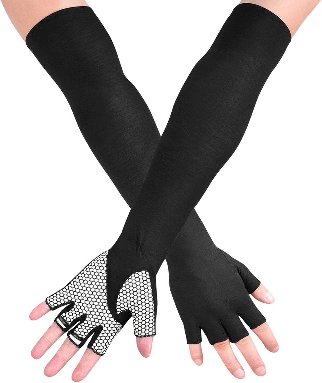 YEKEYI UV-Sonnenschutz Armstulpen - Kühlende Eis-Seide Für Sport & Outdoor