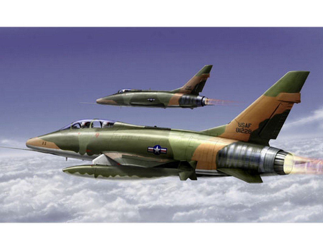 Trumpeter 1:72 - North American F-100F Super Sabre