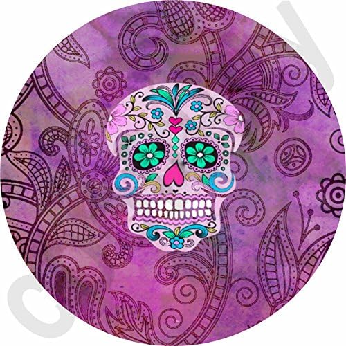 Expanding Stand and Grip for Smart phones and Tablets,pop Multi-function Mounts and Mount cellular phone Holder socket Collapsible-Black-hipster sugar skull pink teal blue floral pattern