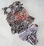 Niwota Pets Pet clothes/dresses/products/shop pet dog Clothes/Fashion clothes Leopard grain sexy condole bikini suit (physiological pants pants is available)Leopard grain SizeL