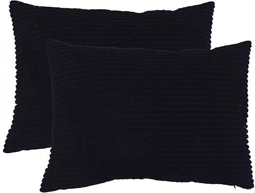 Amazon Com Famibay Set Of 2 Super Soft Throw Pillow Cover Solid