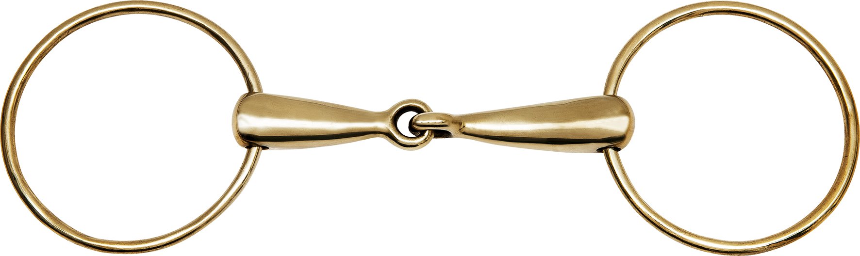 Feeling Unisex Adult 600901 Rings Snaffle Bit - Multi-Coloured, 135 mm