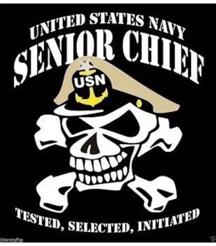 Navy Senior Chief Petty Officer (SCPO) 5.5" Decal - Officially Licensed US Military Vinyl Sticker - View #2