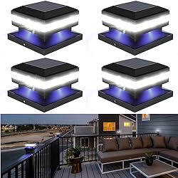 Sumaote Solar Post Lights 160LM 52 LED - Outdoor