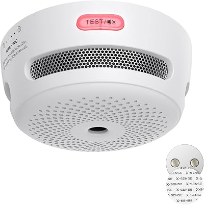 X-Sense XS01 Standalone Mini Smoke Alarm, 10-Year Battery, Magnetic Mount