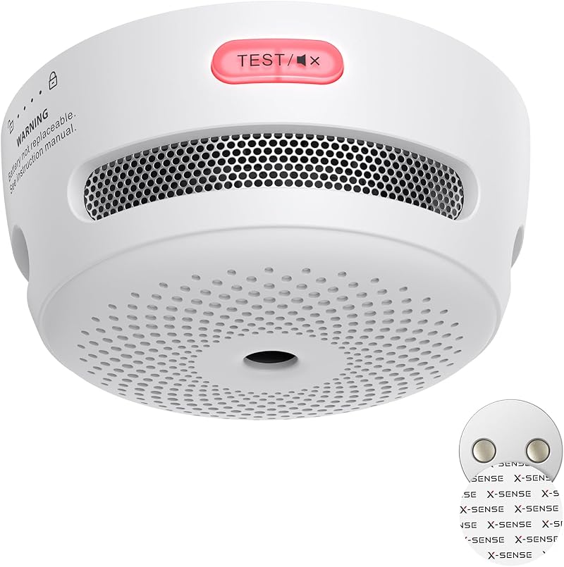 X-Sense XS01 Standalone Mini Smoke Alarm, 10-Year Battery, Magnetic Mount