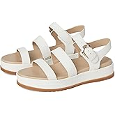 Naturalizer Womens 27 Edit Zizi Strappy Sandals White Faux Leather 5.5 Medium
