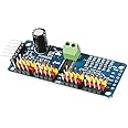 Dorhea PCA9685 16 Channel 12 Bit PWM Servo Driver Board IIC Interface PCA9685 Module Controller Compatible with Raspberry Pi