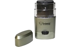 HME Black Face Paint Mess-Free Application Stick - Long-Lasting Easy-to-Use Concealment Camouflage Makeup for Hunting