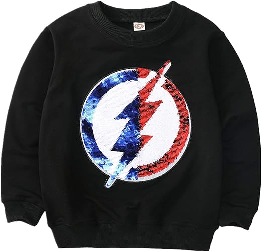 flip sequin sweatshirt