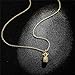 Wishoney Pineapple Pendant Necklace Fruit Necklace Women Jewelry Message Card Necklace