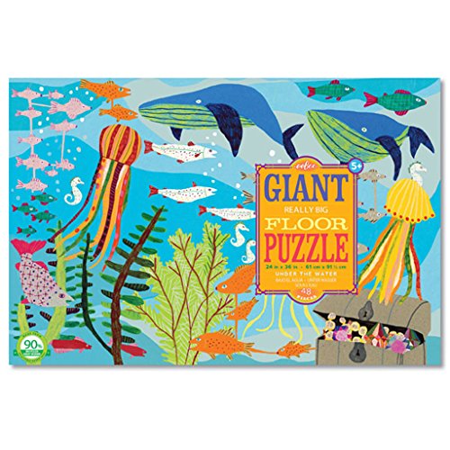 eeBoo Under the Water Floor Puzzle, 48 pieces