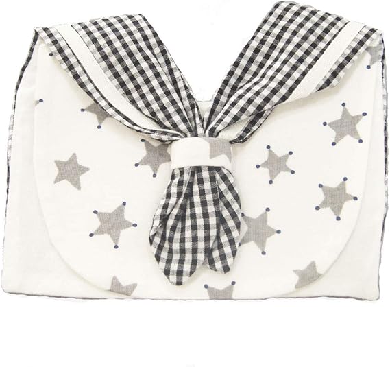 Amazon Co Jp よだれかけ スタイ ティックルミュージアム ギフトにおすすめ ビブ 新生児 赤ちゃん用 ベビースタイ 星柄 チェック Tickle Museum 服 ファッション小物