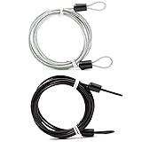 Cable Wire Rope with Double Loop, Security Cable