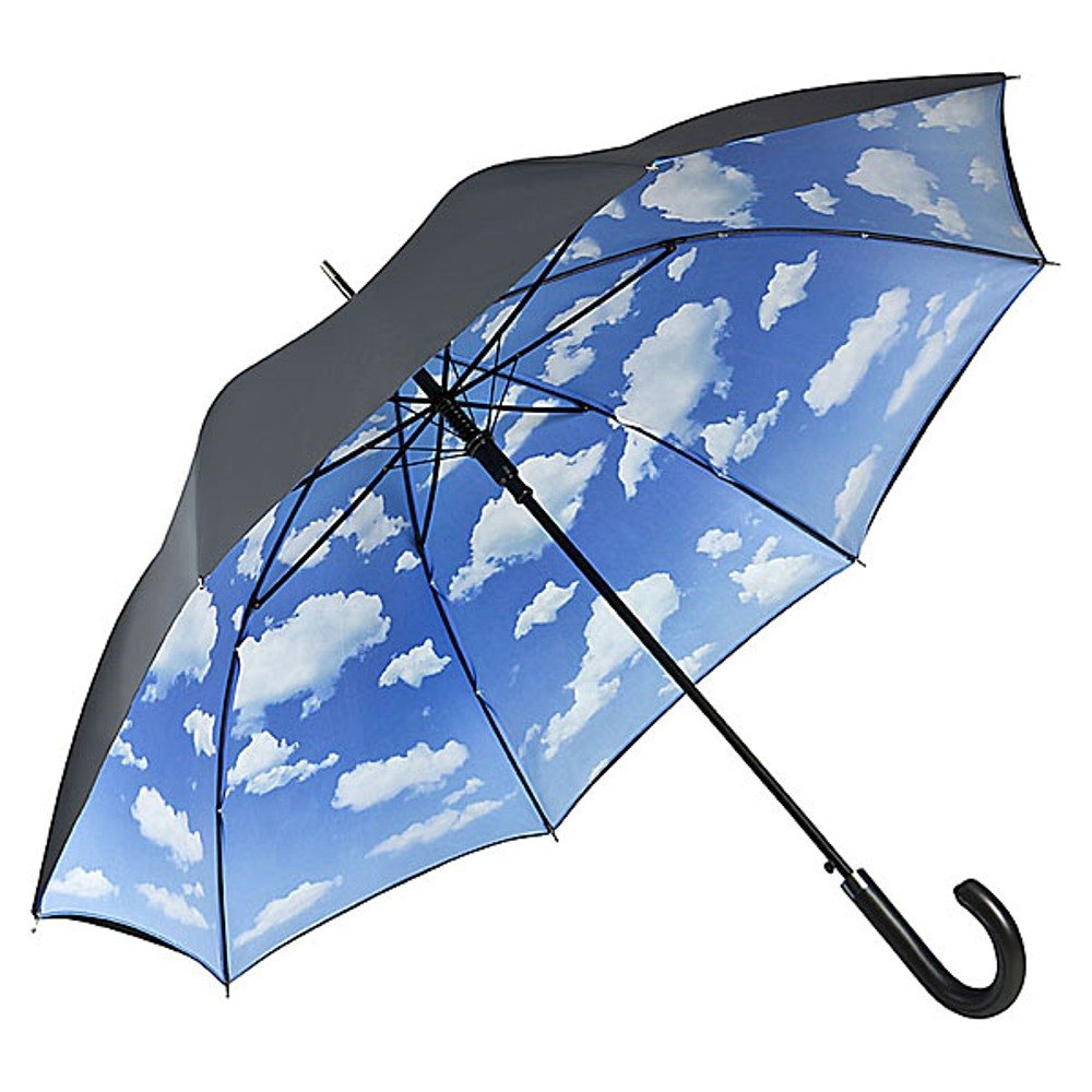 VON LILIENFELD® Umbrella Automatic Women Men Double Layer Bavarian Sky