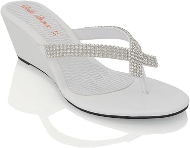 dressy wedge flip flops