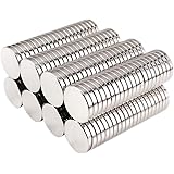 DIYMAG 60pcs Refrigerator Magnets, Small Round Disc Cylinder Fridge Magnets, Office Magnets, Push Pin Magnets, Whiteboard Mag