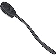 Avilana Back Scrubber for Shower,19 inch Silicone Body Scrubber with Handle, Shower Back Scrubber for Men and Women, Back Brush for Shower, Loofah with Handle Shower Brush (S1-Dark Gray)