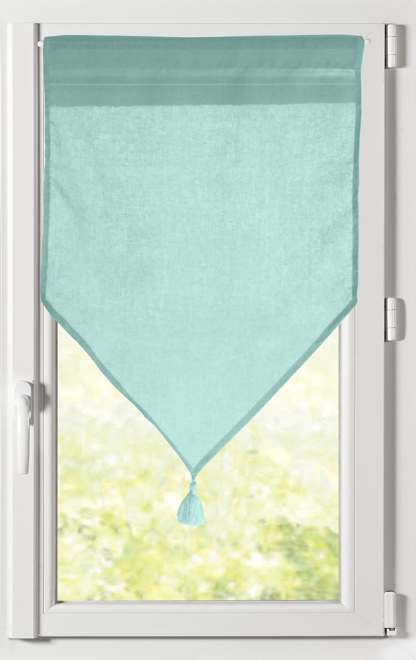 Lovely Casa Monna Window Curtain 60 x 120 cm 100% Polyester Jade